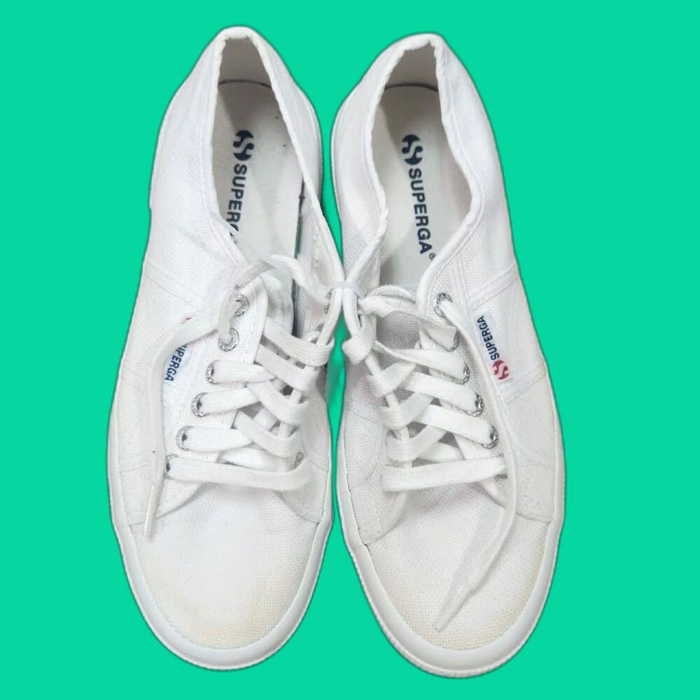 Superga 2750 Cotu Classic Sneakers in White, Size Women's 9/EU 40